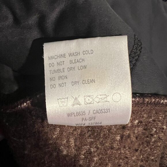 Woolrich Sherpa Fleece Zip Vest Womens XL Dark Toast Heather Brown - Picture 9 of 10